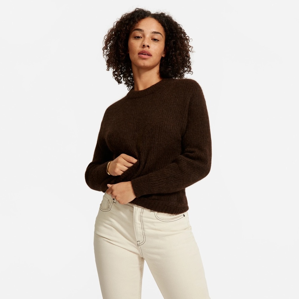 Everlane Oversized Alpaca Sweater in java
